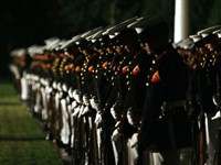 Marine Evening Parade In Washington, DC